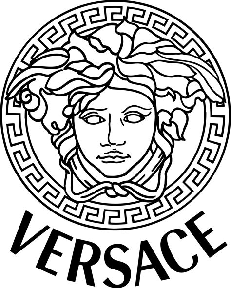 face of versace brand|versace outline logo.